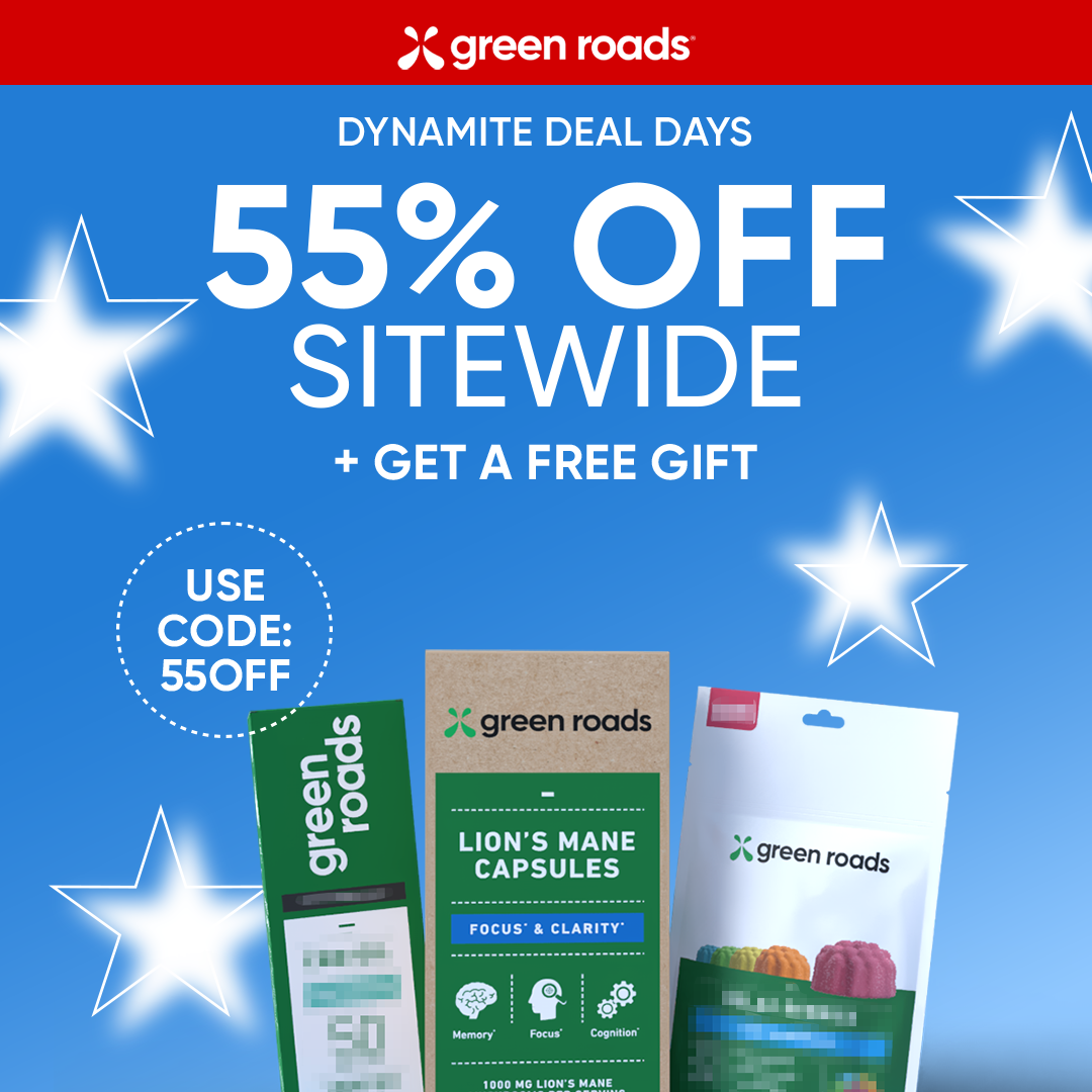 Green Roads 55% Off Sitewide Sale